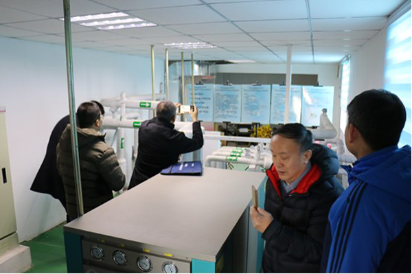 廊坊地源空气源热泵科普基地观摹